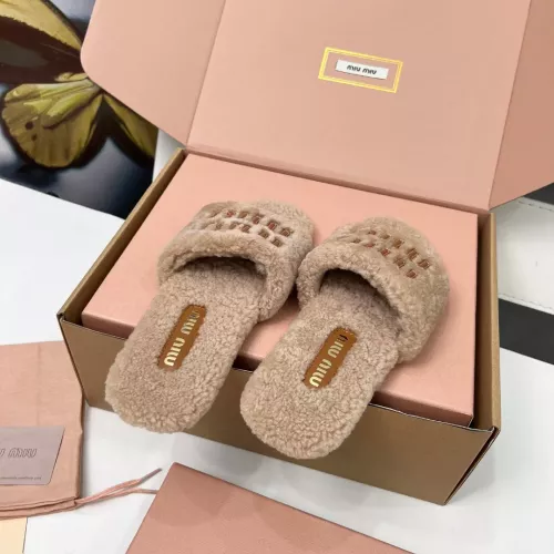 Cheap MIU MIU Slippers For Women #1381060 Replica Wholesale [$88.00 USD] [ITEM#1381060] on Replica MIU MIU Slippers