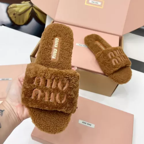 Cheap MIU MIU Slippers For Women #1381061 Replica Wholesale [$88.00 USD] [ITEM#1381061] on Replica MIU MIU Slippers