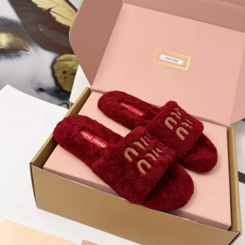 Cheap MIU MIU Slippers For Women #1381063 Replica Wholesale [$88.00 USD] [ITEM#1381063] on Replica MIU MIU Slippers