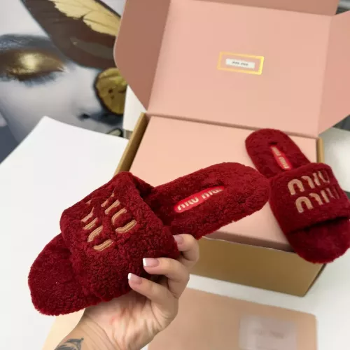 Cheap MIU MIU Slippers For Women #1381063 Replica Wholesale [$88.00 USD] [ITEM#1381063] on Replica MIU MIU Slippers