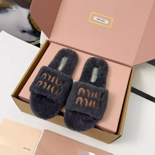 Cheap MIU MIU Slippers For Women #1381064 Replica Wholesale [$88.00 USD] [ITEM#1381064] on Replica MIU MIU Slippers
