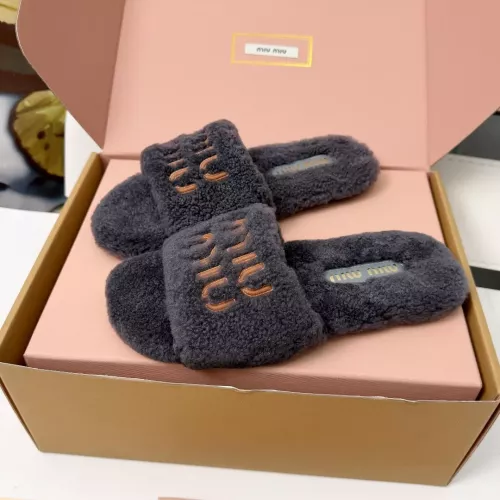 Cheap MIU MIU Slippers For Women #1381064 Replica Wholesale [$88.00 USD] [ITEM#1381064] on Replica MIU MIU Slippers