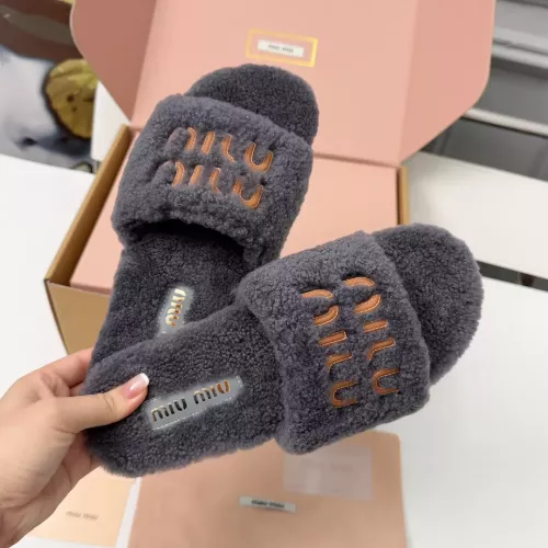 Cheap MIU MIU Slippers For Women #1381064 Replica Wholesale [$88.00 USD] [ITEM#1381064] on Replica MIU MIU Slippers