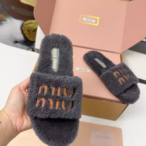 Cheap MIU MIU Slippers For Women #1381064 Replica Wholesale [$88.00 USD] [ITEM#1381064] on Replica MIU MIU Slippers