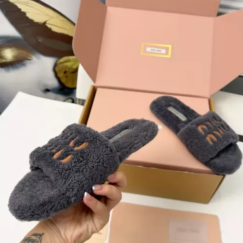 Cheap MIU MIU Slippers For Women #1381064 Replica Wholesale [$88.00 USD] [ITEM#1381064] on Replica MIU MIU Slippers