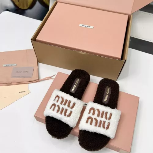 Cheap MIU MIU Slippers For Women #1381066 Replica Wholesale [$88.00 USD] [ITEM#1381066] on Replica MIU MIU Slippers