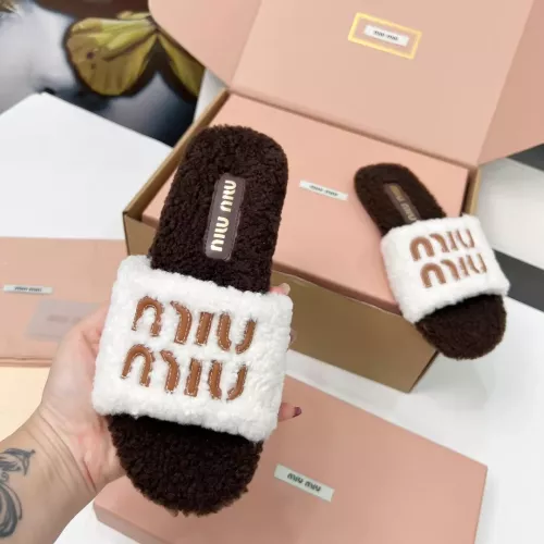 Cheap MIU MIU Slippers For Women #1381066 Replica Wholesale [$88.00 USD] [ITEM#1381066] on Replica MIU MIU Slippers