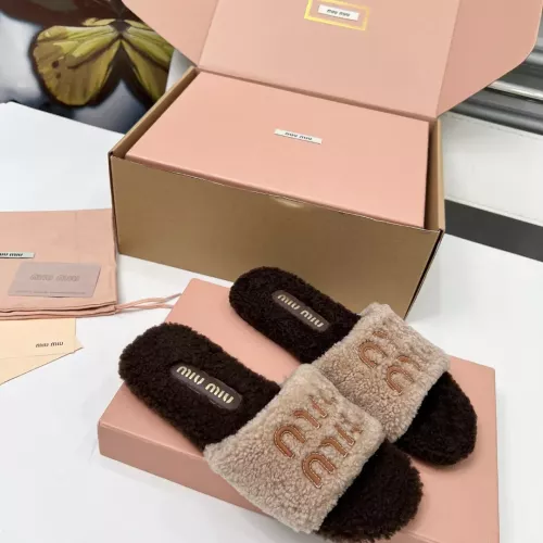 Cheap MIU MIU Slippers For Women #1381068 Replica Wholesale [$88.00 USD] [ITEM#1381068] on Replica MIU MIU Slippers