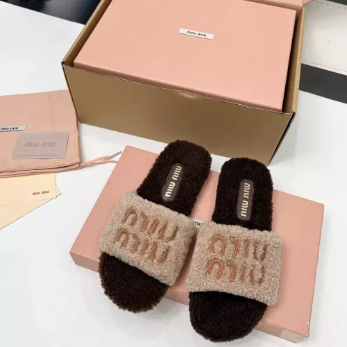 Cheap MIU MIU Slippers For Women #1381068 Replica Wholesale [$88.00 USD] [ITEM#1381068] on Replica MIU MIU Slippers