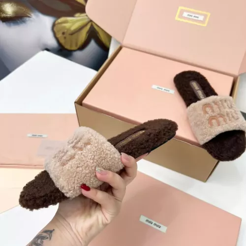Cheap MIU MIU Slippers For Women #1381068 Replica Wholesale [$88.00 USD] [ITEM#1381068] on Replica MIU MIU Slippers