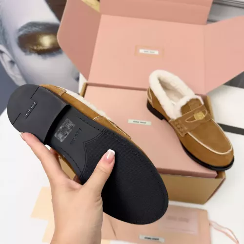 Cheap MIU MIU Leather Shoes For Women #1381070 Replica Wholesale [$105.00 USD] [ITEM#1381070] on Replica MIU MIU Leather Shoes