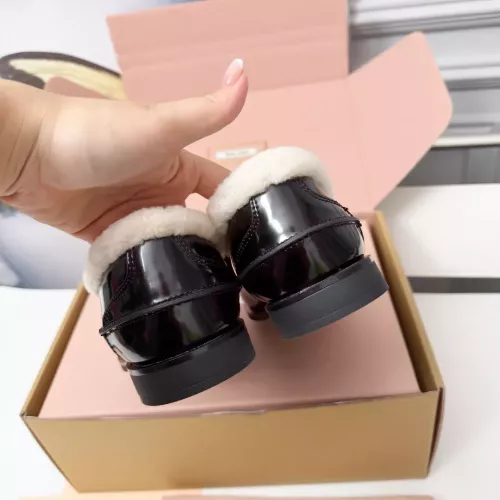 Cheap MIU MIU Leather Shoes For Women #1381073 Replica Wholesale [$105.00 USD] [ITEM#1381073] on Replica MIU MIU Leather Shoes