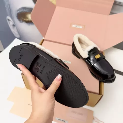 Cheap MIU MIU Leather Shoes For Women #1381073 Replica Wholesale [$105.00 USD] [ITEM#1381073] on Replica MIU MIU Leather Shoes