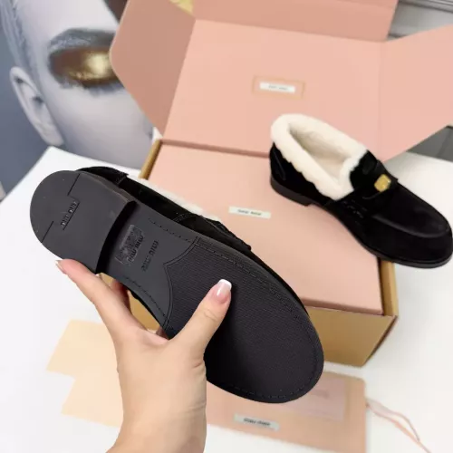 Cheap MIU MIU Leather Shoes For Women #1381074 Replica Wholesale [$105.00 USD] [ITEM#1381074] on Replica MIU MIU Leather Shoes