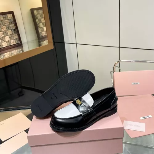 Cheap MIU MIU Leather Shoes For Women #1381076 Replica Wholesale [$102.00 USD] [ITEM#1381076] on Replica MIU MIU Leather Shoes