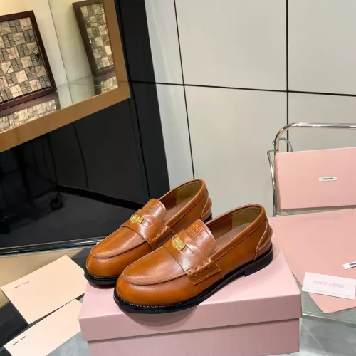 MIU MIU Leather Shoes For Women #1381077