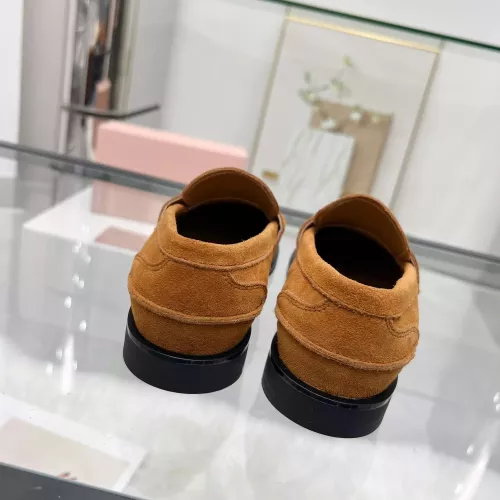 Cheap MIU MIU Leather Shoes For Women #1381082 Replica Wholesale [$102.00 USD] [ITEM#1381082] on Replica MIU MIU Leather Shoes