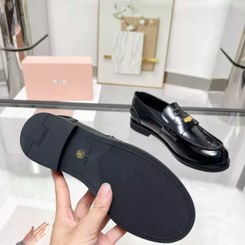 Cheap MIU MIU Leather Shoes For Women #1381086 Replica Wholesale [$102.00 USD] [ITEM#1381086] on Replica MIU MIU Leather Shoes