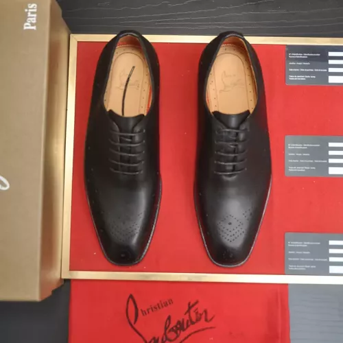 Cheap Christian Louboutin Leather Shoes For Men #1381106 Replica Wholesale [$112.00 USD] [ITEM#1381106] on Replica Christian Louboutin Leather Shoes