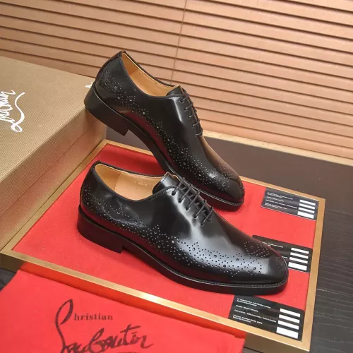 Cheap Christian Louboutin Leather Shoes For Men #1381107 Replica Wholesale [$112.00 USD] [ITEM#1381107] on Replica Christian Louboutin Leather Shoes