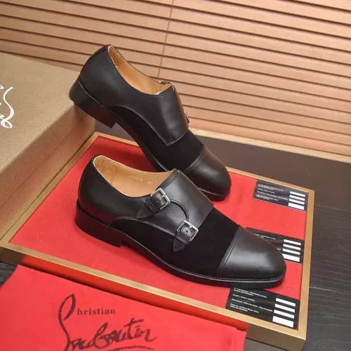 Cheap Christian Louboutin Leather Shoes For Men #1381113 Replica Wholesale [$112.00 USD] [ITEM#1381113] on Replica Christian Louboutin Leather Shoes