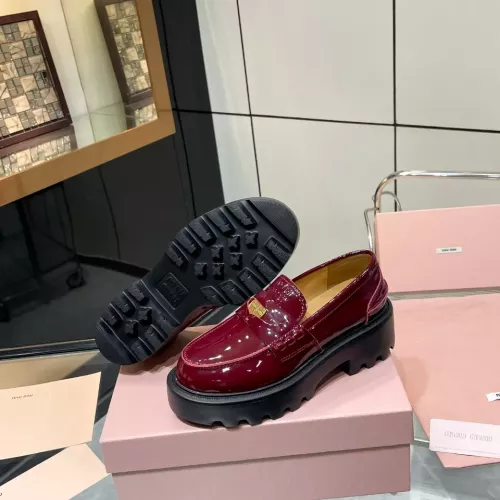 Cheap MIU MIU Leather Shoes For Women #1381114 Replica Wholesale [$105.00 USD] [ITEM#1381114] on Replica MIU MIU Leather Shoes