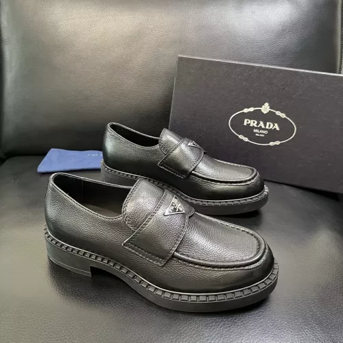 Cheap Prada Leather Shoes For Men #1381117 Replica Wholesale [$135.00 USD] [ITEM#1381117] on Replica Prada Leather Shoes