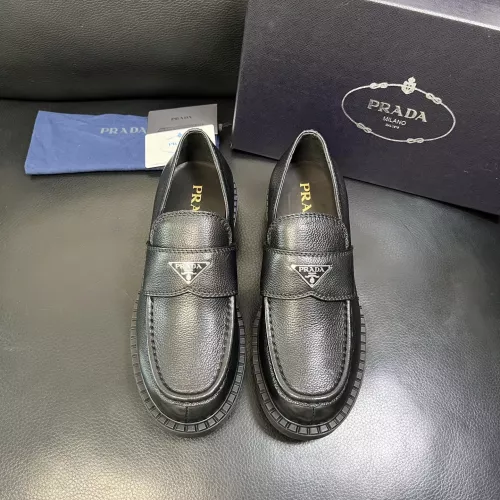 Cheap Prada Leather Shoes For Men #1381117 Replica Wholesale [$135.00 USD] [ITEM#1381117] on Replica Prada Leather Shoes