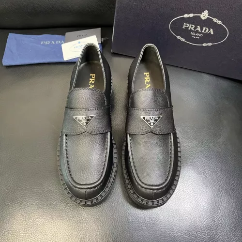 Cheap Prada Leather Shoes For Men #1381118 Replica Wholesale [$135.00 USD] [ITEM#1381118] on Replica Prada Leather Shoes