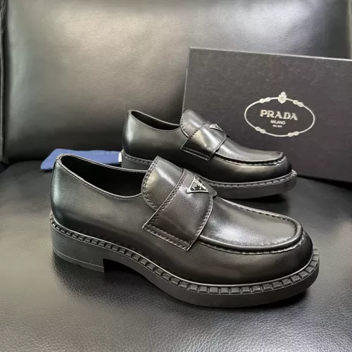Cheap Prada Leather Shoes For Men #1381119 Replica Wholesale [$135.00 USD] [ITEM#1381119] on Replica Prada Leather Shoes