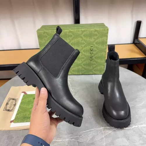 Cheap Gucci Boots For Women #1381122 Replica Wholesale [$115.00 USD] [ITEM#1381122] on Replica Gucci Boots