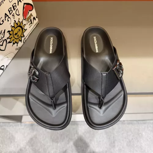 Cheap Dolce &amp; Gabbana D&amp;G Slippers For Men #1381133 Replica Wholesale [$52.00 USD] [ITEM#1381133] on Replica Dolce &amp; Gabbana D&amp;G Slippers
