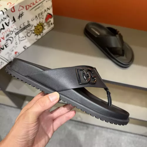 Cheap Dolce &amp; Gabbana D&amp;G Slippers For Men #1381133 Replica Wholesale [$52.00 USD] [ITEM#1381133] on Replica Dolce &amp; Gabbana D&amp;G Slippers
