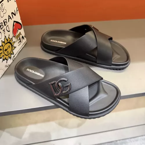 Cheap Dolce &amp; Gabbana D&amp;G Slippers For Men #1381134 Replica Wholesale [$52.00 USD] [ITEM#1381134] on Replica Dolce &amp; Gabbana D&amp;G Slippers