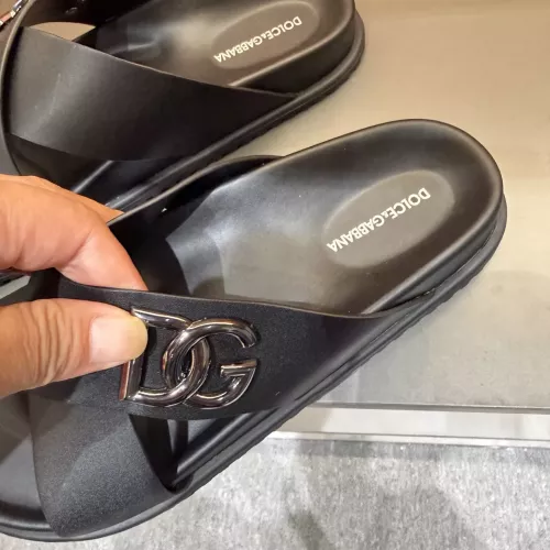 Cheap Dolce &amp; Gabbana D&amp;G Slippers For Men #1381134 Replica Wholesale [$52.00 USD] [ITEM#1381134] on Replica Dolce &amp; Gabbana D&amp;G Slippers