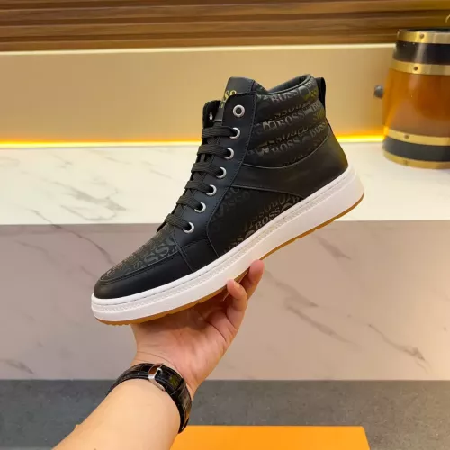Cheap Boss High Top Shoes For Men #1381155 Replica Wholesale [$82.00 USD] [ITEM#1381155] on Replica Boss High Top Shoes
