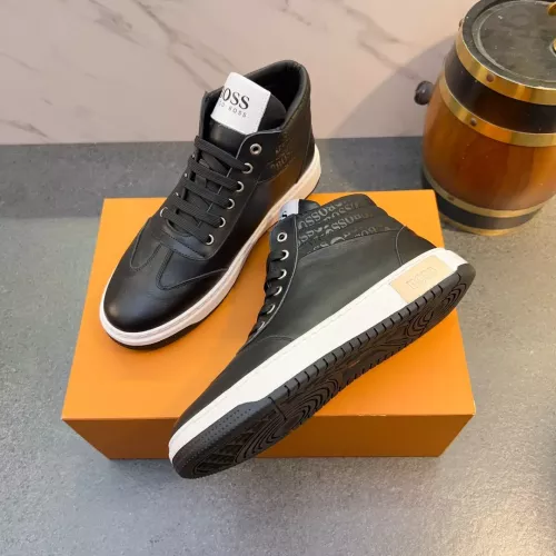 Cheap Boss High Top Shoes For Men #1381156 Replica Wholesale [$82.00 USD] [ITEM#1381156] on Replica Boss High Top Shoes