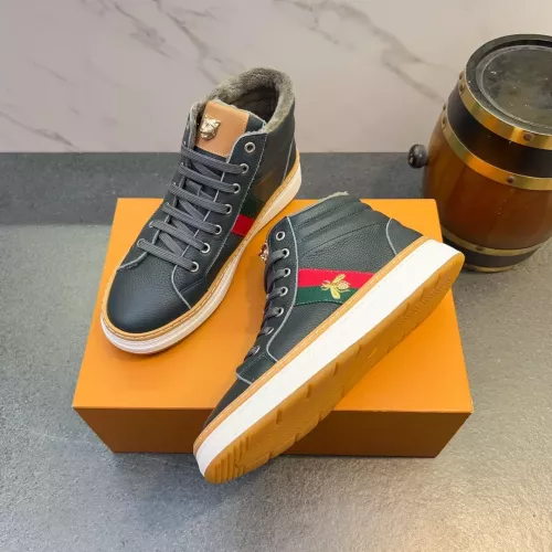 Cheap Gucci High Tops Shoes For Men #1381159 Replica Wholesale [$82.00 USD] [ITEM#1381159] on Replica Gucci High Tops Shoes