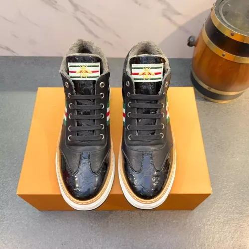 Cheap Gucci High Tops Shoes For Men #1381172 Replica Wholesale [$82.00 USD] [ITEM#1381172] on Replica Gucci High Tops Shoes
