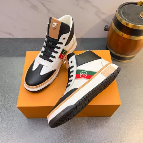 Cheap Gucci High Tops Shoes For Men #1381174 Replica Wholesale [$82.00 USD] [ITEM#1381174] on Replica Gucci High Tops Shoes