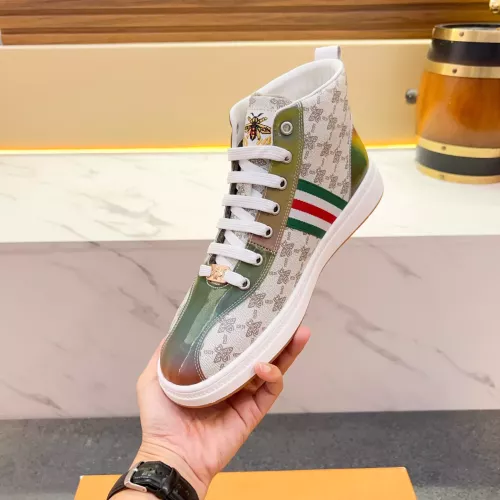 Cheap Gucci High Tops Shoes For Men #1381176 Replica Wholesale [$82.00 USD] [ITEM#1381176] on Replica Gucci High Tops Shoes
