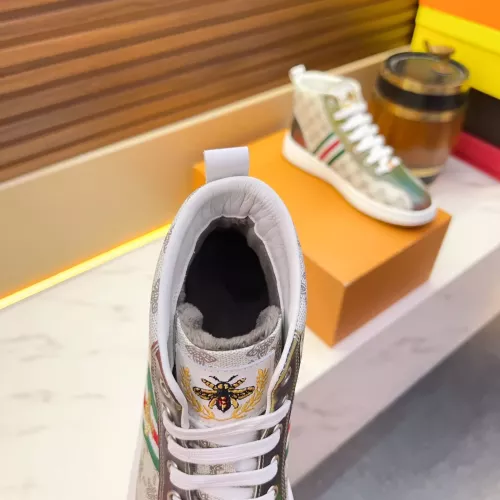 Cheap Gucci High Tops Shoes For Men #1381176 Replica Wholesale [$82.00 USD] [ITEM#1381176] on Replica Gucci High Tops Shoes