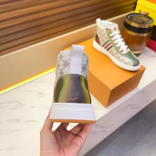 Cheap Gucci High Tops Shoes For Men #1381176 Replica Wholesale [$82.00 USD] [ITEM#1381176] on Replica Gucci High Tops Shoes