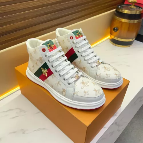 Cheap Gucci High Tops Shoes For Men #1381187 Replica Wholesale [$82.00 USD] [ITEM#1381187] on Replica Gucci High Tops Shoes