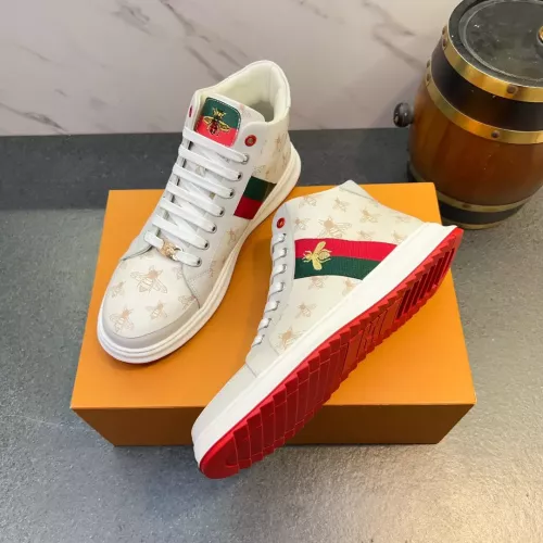 Cheap Gucci High Tops Shoes For Men #1381187 Replica Wholesale [$82.00 USD] [ITEM#1381187] on Replica Gucci High Tops Shoes