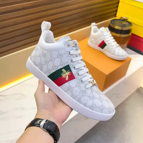 Cheap Gucci High Tops Shoes For Men #1381188 Replica Wholesale [$82.00 USD] [ITEM#1381188] on Replica Gucci High Tops Shoes