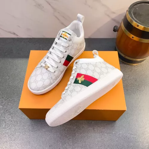 Cheap Gucci High Tops Shoes For Men #1381188 Replica Wholesale [$82.00 USD] [ITEM#1381188] on Replica Gucci High Tops Shoes