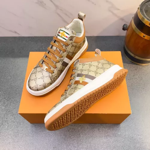 Cheap Gucci High Tops Shoes For Men #1381190 Replica Wholesale [$82.00 USD] [ITEM#1381190] on Replica Gucci High Tops Shoes