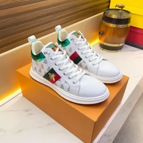 Cheap Gucci High Tops Shoes For Men #1381192 Replica Wholesale [$82.00 USD] [ITEM#1381192] on Replica Gucci High Tops Shoes