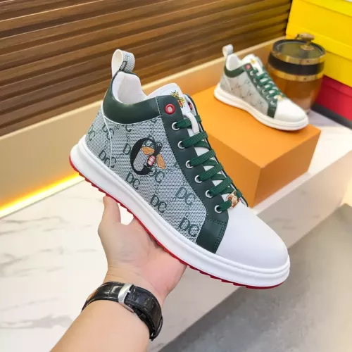 Cheap Gucci High Tops Shoes For Men #1381193 Replica Wholesale [$82.00 USD] [ITEM#1381193] on Replica Gucci High Tops Shoes